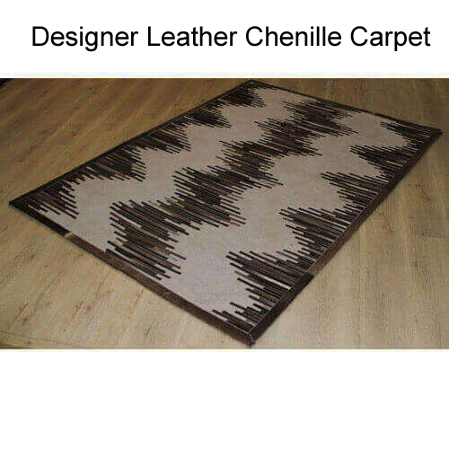 Hair On Leather Carpets PAT-4546