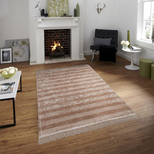 Handloom Carpets CPT 59784 Dusty Pink