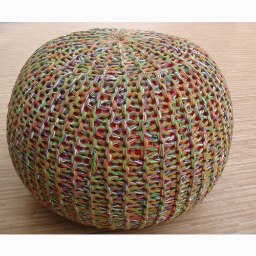 Knitted Poufs - 1237