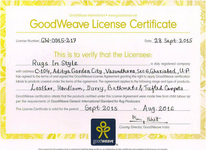 Good Weave Certification