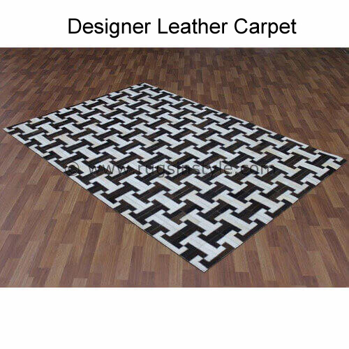 Hair On Leather Carpets PAT-4506