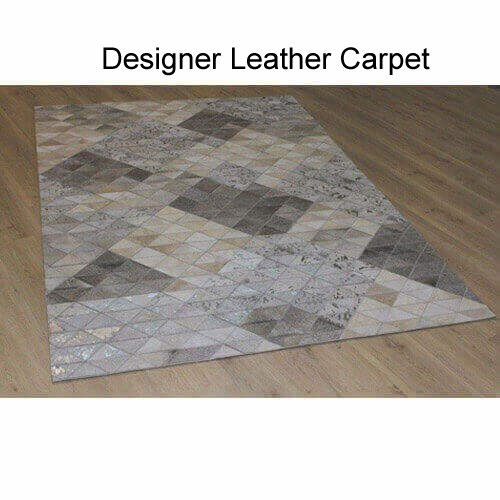 Hair On Leather Carpets PAT-4536