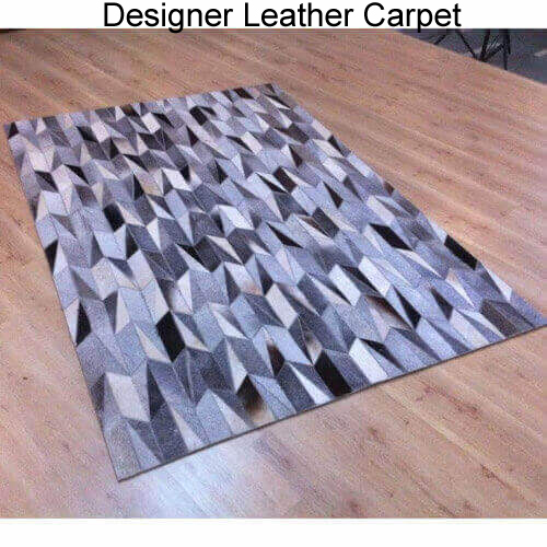 Hair On Leather Carpets PAT-4547
