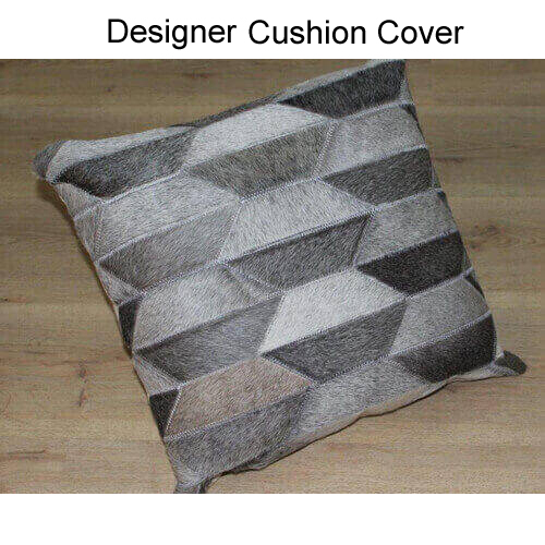 Leather Cushion 1681 Grey